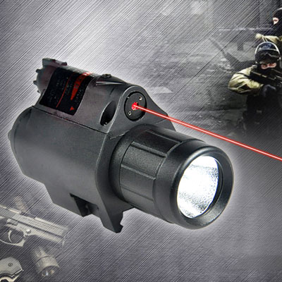 JGSD Combo laser rouge 5mW et lampe LED tactique