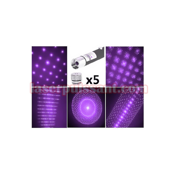 30mW Pointeur laser violet étoile