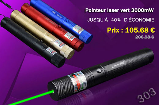 Stylo Pointeur Laser Vert Puissant 10KM Lazer Pointer Green 1mW Longue  Portee au meilleur prix