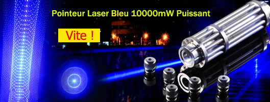 Pointeur laser vert puissant et étanche 520nm 350mW