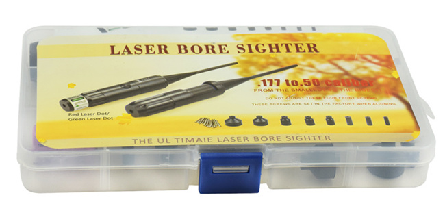 Pointeur et collimateur laser pour réglage de tir sur